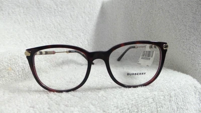 Burberry BE 2255Q 3657 Havana Bordeaux Women's Eyeglass Frames - Image 1 of 4
