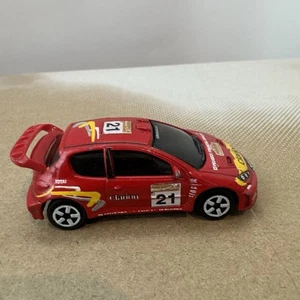 Majorette Peugeot 206 WRC no.21 Red - Clarion - 1:57 - Picture 1 of 5