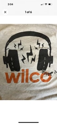 Camiseta Wilco (Banda) Rara - De Colección Diseño Raro XL - Mercancía de Concierto - Súper Suave Foto 1 de 4