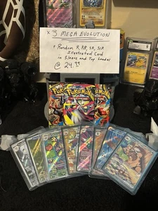 x3 Mega Evolution Booster Packs - Picture 1 of 3