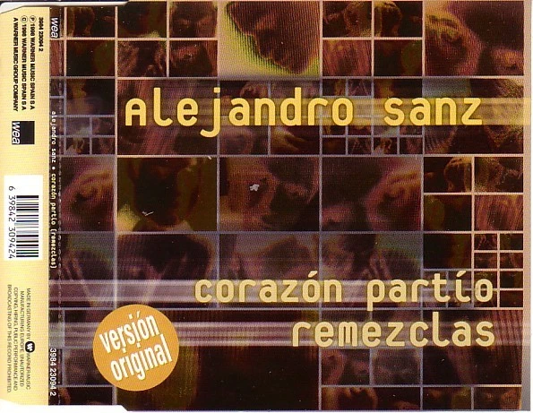 Alejandro Sanz - Corazón Partío (Remezclas), (CD) Foto 1 de 1