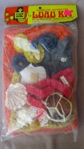 Kit Luau hawaiano vintage años 60 hecho en Japón red MIP, Leis, conchas, flotante #1 - Imagen 1 de 14
