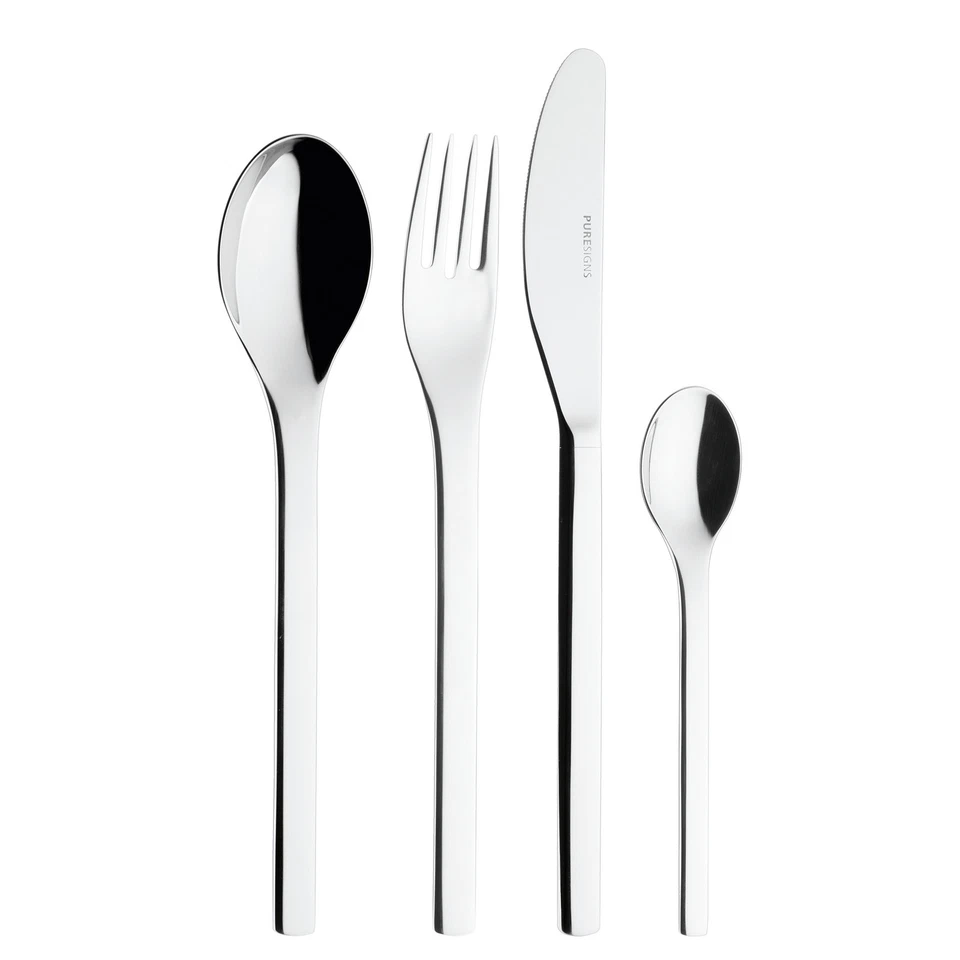 PURESIGNS Juniorbesteck ONE Junior poliert Set 4-teilig Kinderbesteck - Bild 1 von 1