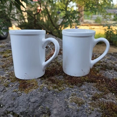 Juego de 2 tazas de café de gres blanco Royal Norfolk de 16 oz para vajilla Foto 1 de 4