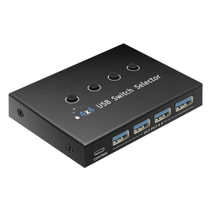USB 3.0 für KM Selector 4 Computer Laptop PC Host Sharing 4 USB-Geräte KVM7629 - Afbeelding 1 van 10