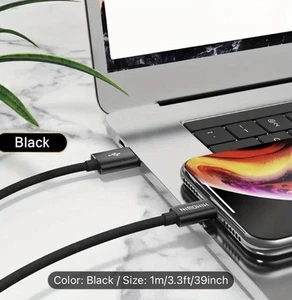 High Quality USB Charging Cable (packaged) For IPhone / IPad (1m Length) - Picture 1 of 5