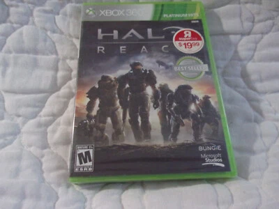 XBOX 360 HALO REACH VIDEO GAME NEW SEALED PLATINUM HITS 2013 WITH STORE STICKERS - Image 1 of 4
