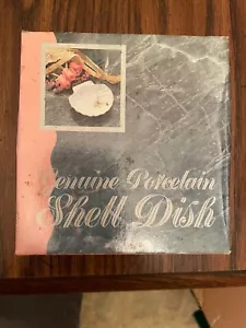 GENUINE PORCELAIN SHELL DISH - Picture 1 of 1