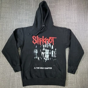 Slipknot Hoodie Mens Medium Black .5 The Grey Chapter Nu Metal Band Maggots - Picture 1 of 18