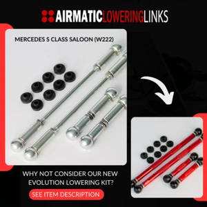 Mercedes S63 Abbassamento Kit Biellette Berlina & Coupe S65 W222 & C217 Fully - Picture 1 of 20