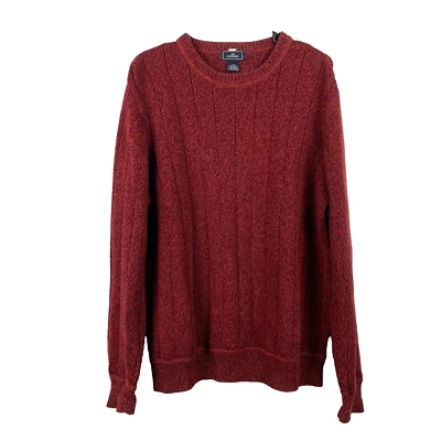 Vintage 90s Dockers Red Ribbed Cosby Sweater Mens Large - Image 1 of 4