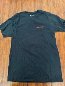 Men's Columbia Greater Outdoor Gear Graphic Blue Dog Jeep Camping Size Small - Picture 1 of 4