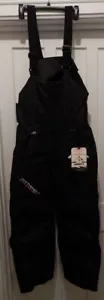 Women's Drop seat Snowmobile Bibs Katahdin X-4 Bibs Black insulated Size Small - Picture 1 of 1