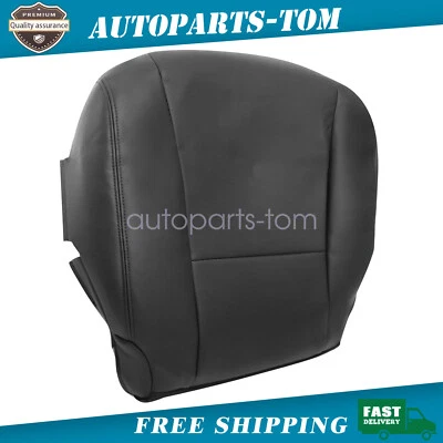 Capa de assento de couro perfurada inferior driver 2007 2008 para Lexus LS460 preta nova - Imagem 1 de 4