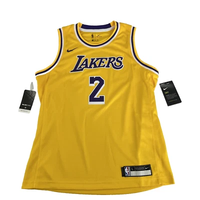 Nueva camiseta juvenil Nike Los Angeles Lakers Lonzo Ball #2 Swingman talla L (14-16) nueva con etiquetas Foto 1 de 4