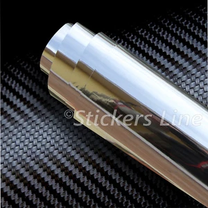 CHROM Folie Aufkleber Chrom Chrome Car Wrapping Auto Motorrad Chrom - Bild 1 von 1