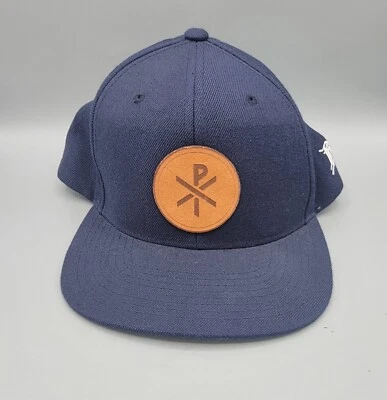 Boné de beisebol Chi Rho Christian bordado patch pai chapéu lã algodão Snapback  - Imagem 1 de 4