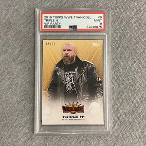 2019 Topps WWE Transcendent Collection #9 Triple H VIP Party PSA 9 - Picture 1 of 2