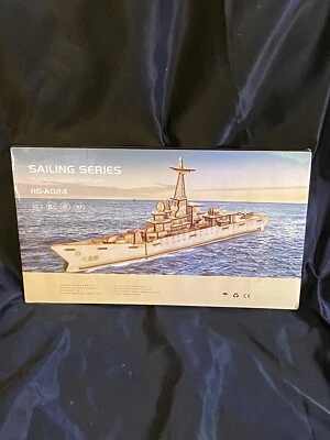 WOODCRAFT SERIE VELA DESTRUCTOR EQUIPADO CON MISILES HG-A024 83 PIEZAS NUEVO SELLADO  Foto 1 de 4