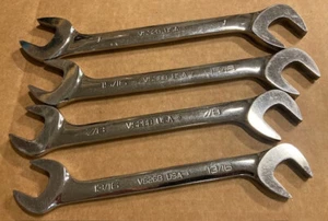 Snap-on SAE 4 Way Open End Angle Head Chrome Wrenches VS26B VS30B VS328 VS28B - Picture 1 of 2