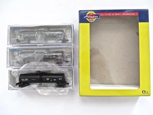 N Gauge Athearn Runner Pack of 3 Single Dome RELX Tank Cars Low Ship - Picture 1 of 5