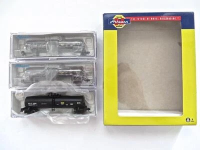 N Gauge Athearn Runner Pack of 3 Single Dome RELX Tank Cars Low Ship - Image 1 of 4