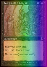 Magic the Gathering MTG Yawgmoth's Bargain (75) Urza's Destiny   LP FOIL