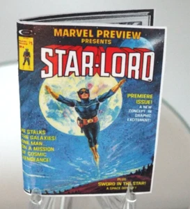 STAR-LORD Comic '1:6 taglia 26 PAGINE ORIGINALI REPLICA MINIATURA FUMETTO - Foto 1 di 8