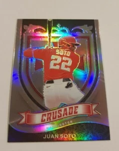 2021 Panini Chronicles - Juan Soto - Washington Nationals - Crusade Prizm - Picture 1 of 2
