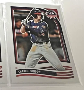 10 2024 Panini USA Stars & Stripes BASEBALL CHARLIE CONDON #72 - Picture 1 of 1