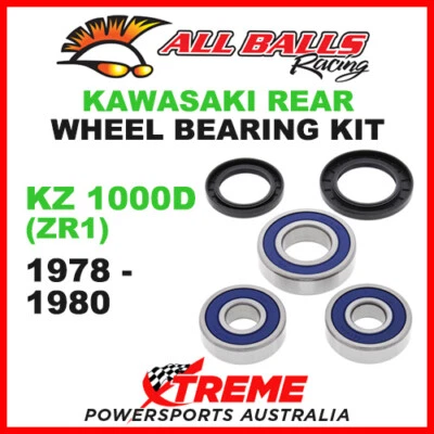 Kit de rolamento de roda traseira All Balls 25-1286 Kawasaki KZ1000D (ZR1) 1978-1980 - Imagem 1 de 2