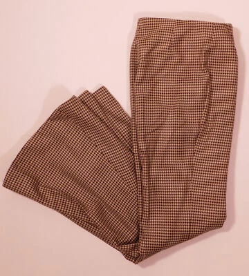 STELLA MCCARTNEY Women's Mona Houndstooth Wool-Tweed Flared Pants Sz 4 ($743) - Image 1 of 4