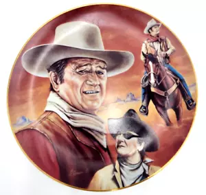 The Duke JOHN WAYNE von Glenice Celebrity Impressions limitierte Auflage. 4201/5000 Platte - Bild 1 von 8