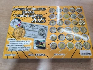 CATALOGO MONEDAS Y BILLETES ESPAÑA Hnos. GUERRA Edición 2025 - Imagen 1 de 5
