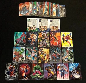 1992 MARVEL MASTERPIECES PROMOS / BATTLE SPECTRA / LOST CARDS SINGLES YOU CHOOSE - Picture 1 of 115