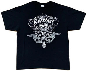 Everlast MMA Ultimate Fighting T-shirt Size XL 100% Cotton Black Very Good - Picture 1 of 5