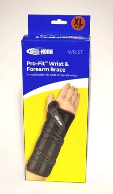 Bell-Horn Pro-Fit 通用手腕和前臂支撑 - XL - 右手扭伤线 — 第 1/4 张图片