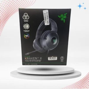 Razer Kraken V3 X Wired USB Gaming Headset Lightweight Build Chroma Black - Picture 1 of 14