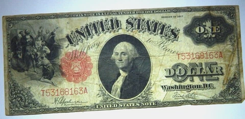 FR.# 39 1917 LEGAL TENDER NOTE SPEELMAN/WHITE LM-1 Cover