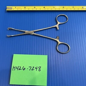Pilling 21-3175 M.G.H. Vulsellum Forceps  6-1/8” 3 X 3 teeth 213175 - Picture 1 of 10