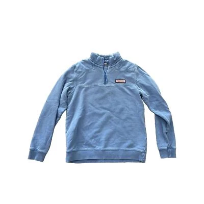 Suéter grande de media cremallera Vineyard Vines para niña Foto 1 de 4