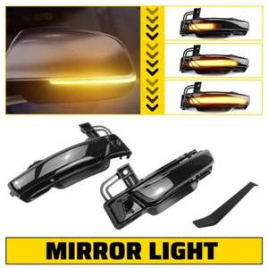 2X Sequential Amber LED Mirror Turn Signal Light For Dodge Durango WD 2011-23 T - Picture 1 of 12