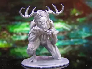 Wendigo Evil Spirit Modellino Personaggio Criptide Monster Pose B Mini Miniatura - Foto 1 di 5
