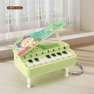 Mini Electronic Piano with Light Training Finger Piano Keychain Keyboard Piano - Picture 1 of 18
