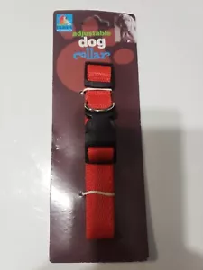 Duke's Adjustable Dog Collar Small to Medium Pets Red Neck Size Up To 18" New - Picture 1 of 2