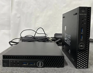LOT 2 OptiPlex 3050 Micro PC i3-7100T 4GB 240GB SSD Dell Desktop W10 Pro NO WIFI - Picture 1 of 8