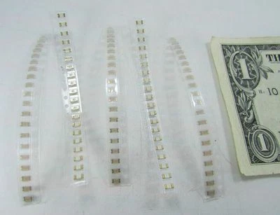 Lot 100 Osram SMT Surface Solder Mount Chip LEDs 99200257 Q62702P5191 Cut Tape - Image 1 of 4