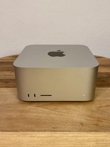 Apple Mac Studio (1TB SSD, M1 Max, 32GB) Silver - MJMV3LL/A (March, 2022) - Picture 1 of 9
