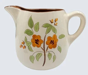 Stangl Pottery Bittersweet Creamer Hand Painted Floral Vintage USA 6 inches - Picture 1 of 12