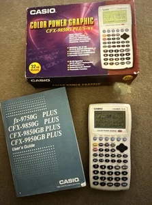 Casio CFX-9850GC + WE Colour Power Graphic Engineering Calculator + Manual Box - Picture 1 of 1